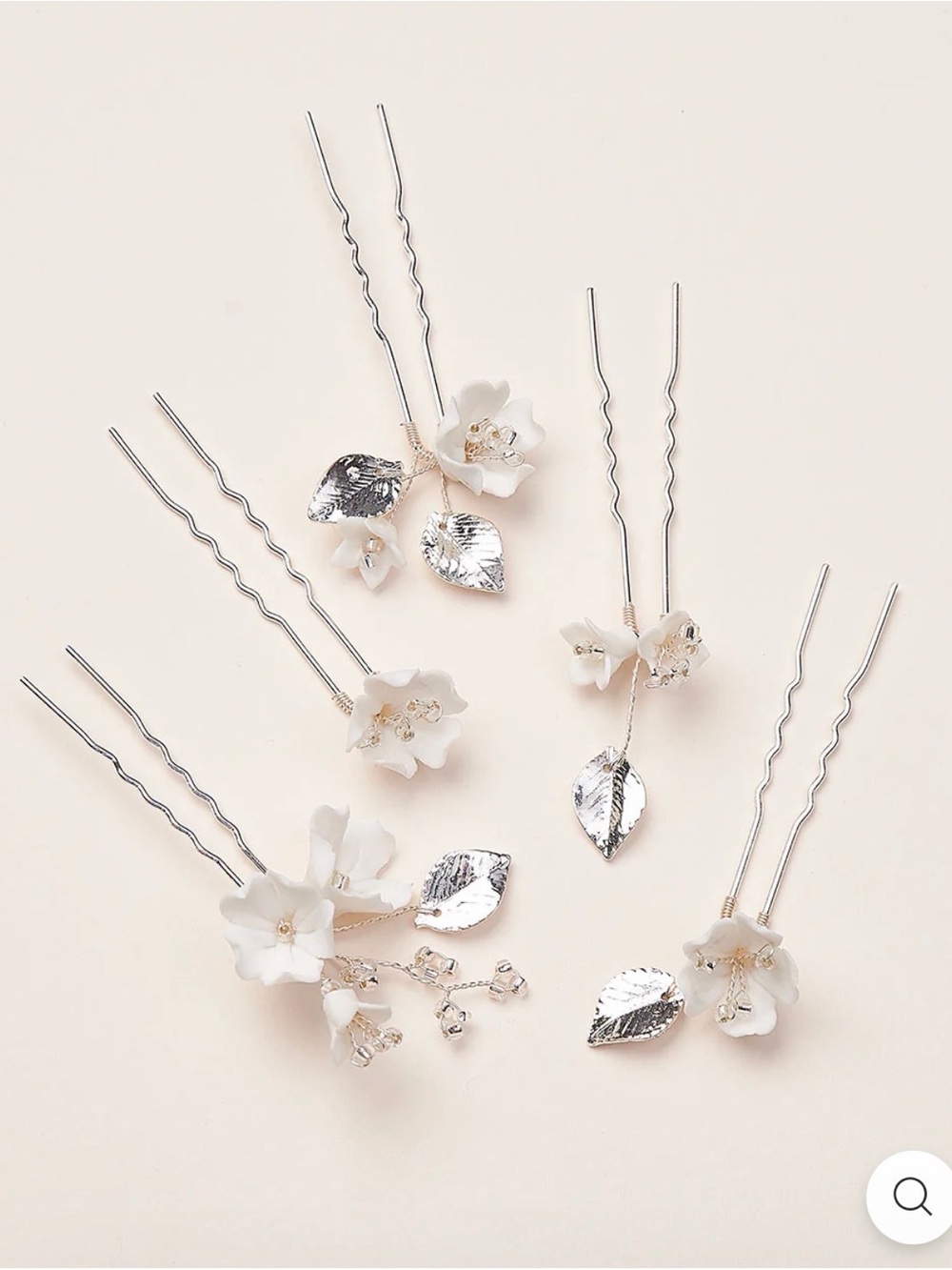 Dareth Colburn Floral Bridal Sara Hairpins